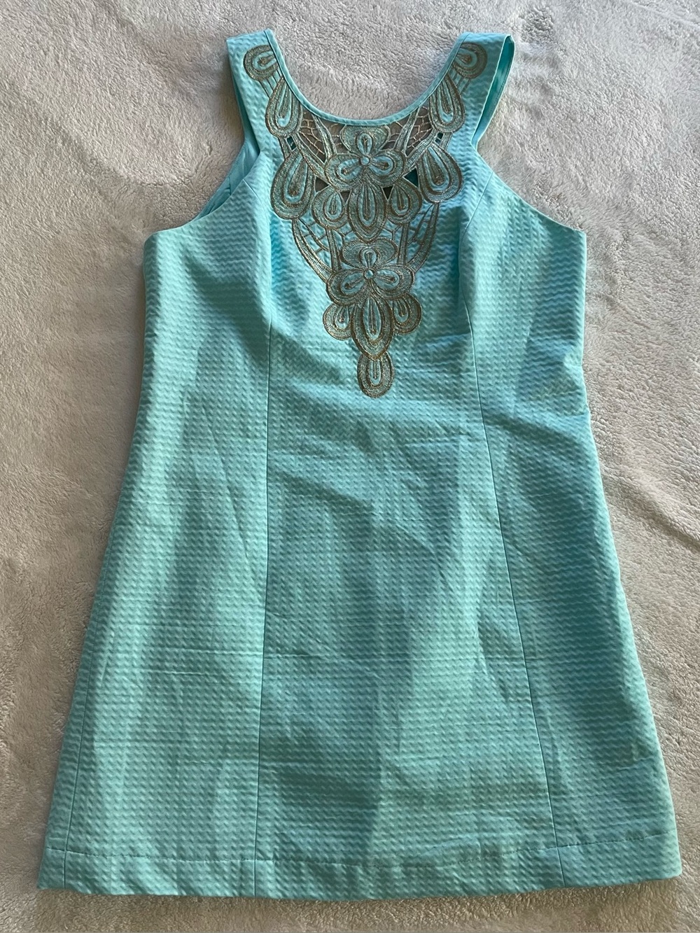 Lilly Pulitzer Baby Blue Sleeveless Midi Dress size 6 - Picture 2 of 16